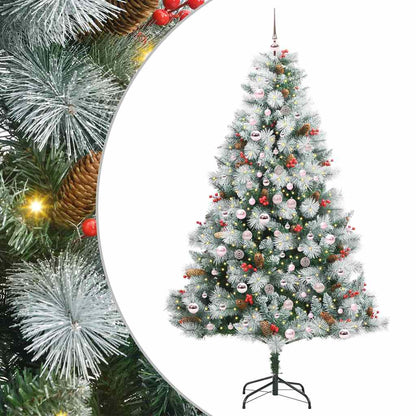 Artificial Christmas Tree Green and white 210 cm