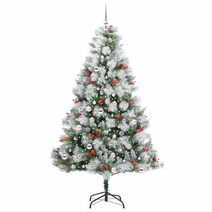 Artificial Christmas Tree Green and white 210 cm