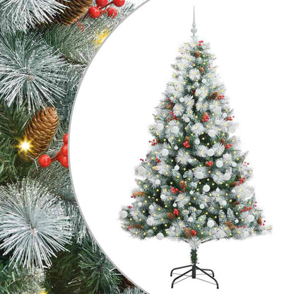 Artificial Christmas Tree Green and white 210 cm