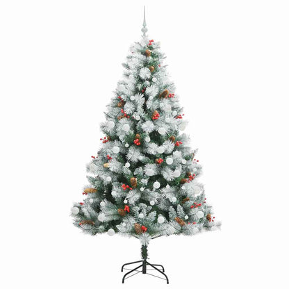 Artificial Christmas Tree Green and white 210 cm