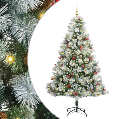 Artificial Christmas Tree Green and white 210 cm