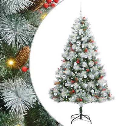 Artificial Christmas Tree Green and white 210 cm