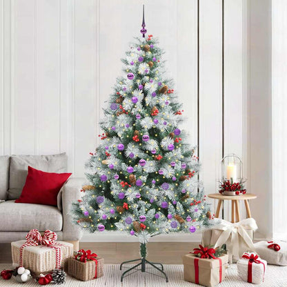 Artificial Christmas Tree Green and white 210 cm