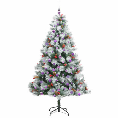 Artificial Christmas Tree Green and white 210 cm