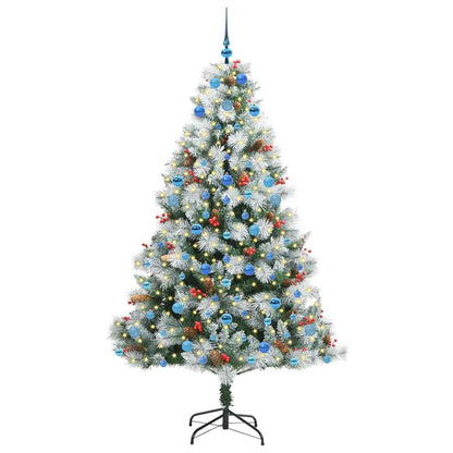 Artificial Christmas Tree Green and white 210 cm