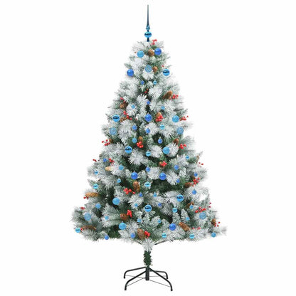 Artificial Christmas Tree Green and white 210 cm