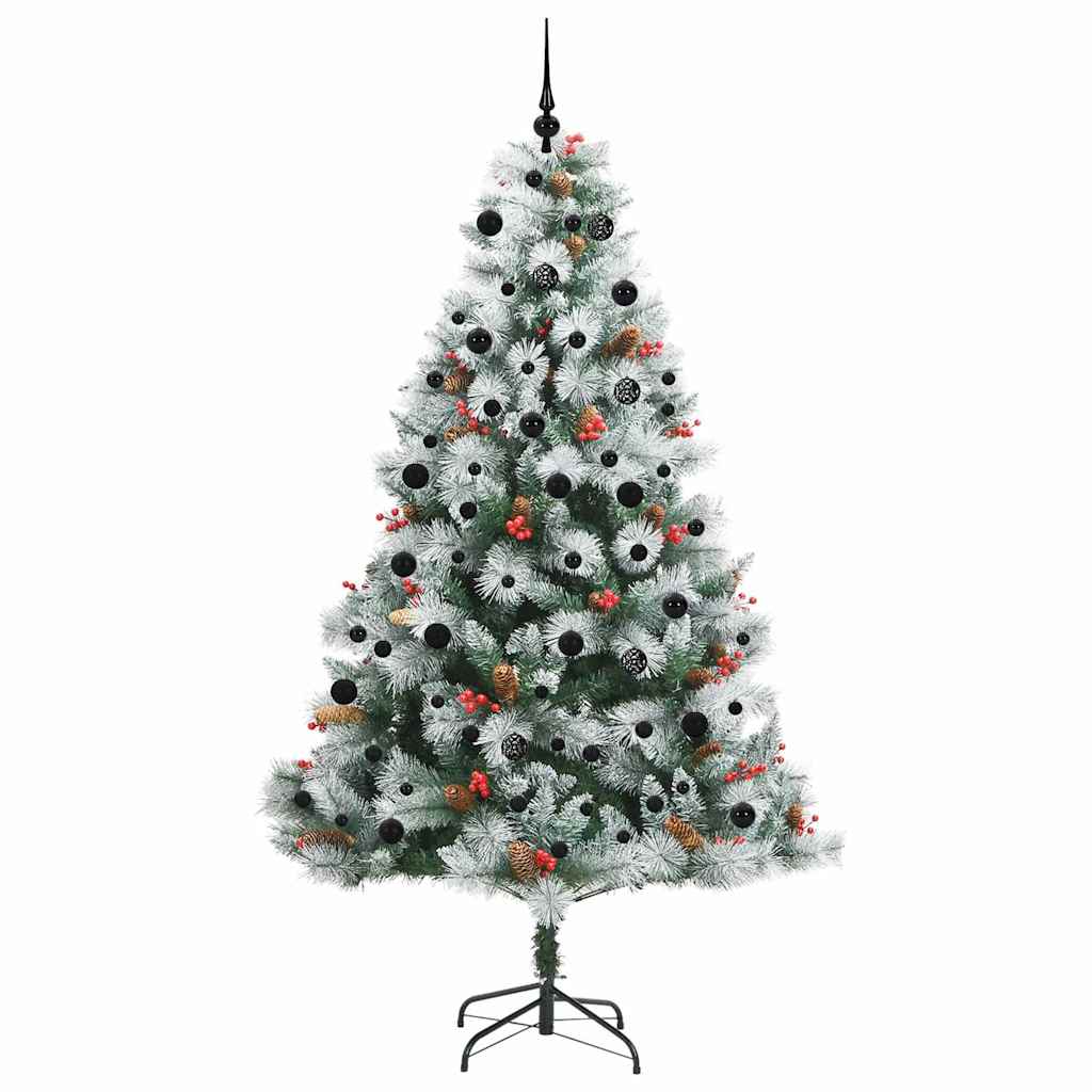 Artificial Christmas Tree Green and white 240 cm