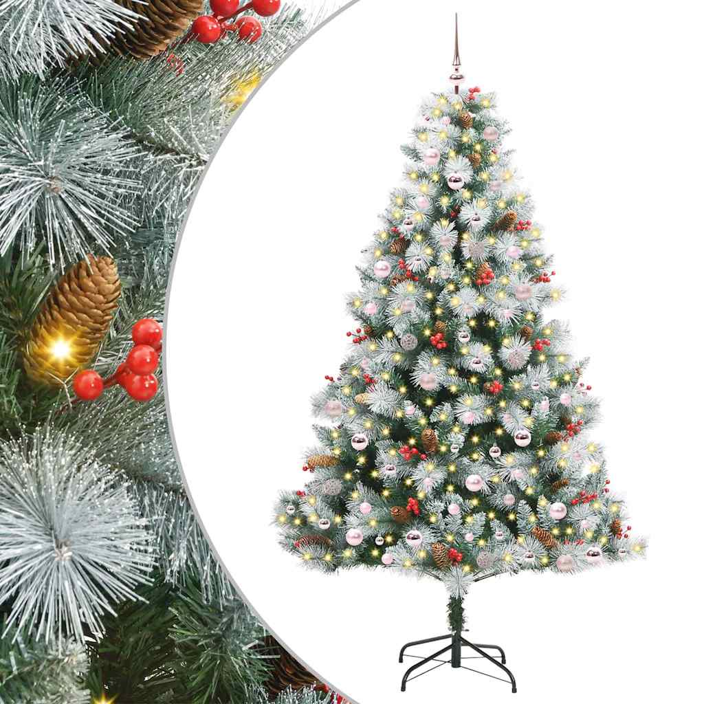 Artificial Christmas Tree Green and white 240 cm