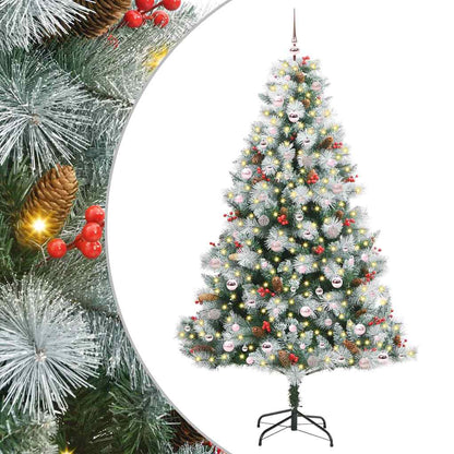 Artificial Christmas Tree Green and white 240 cm