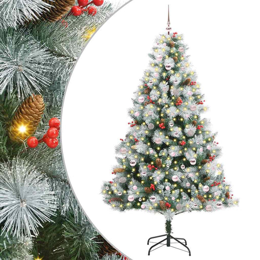 Artificial Christmas Tree Green and white 240 cm