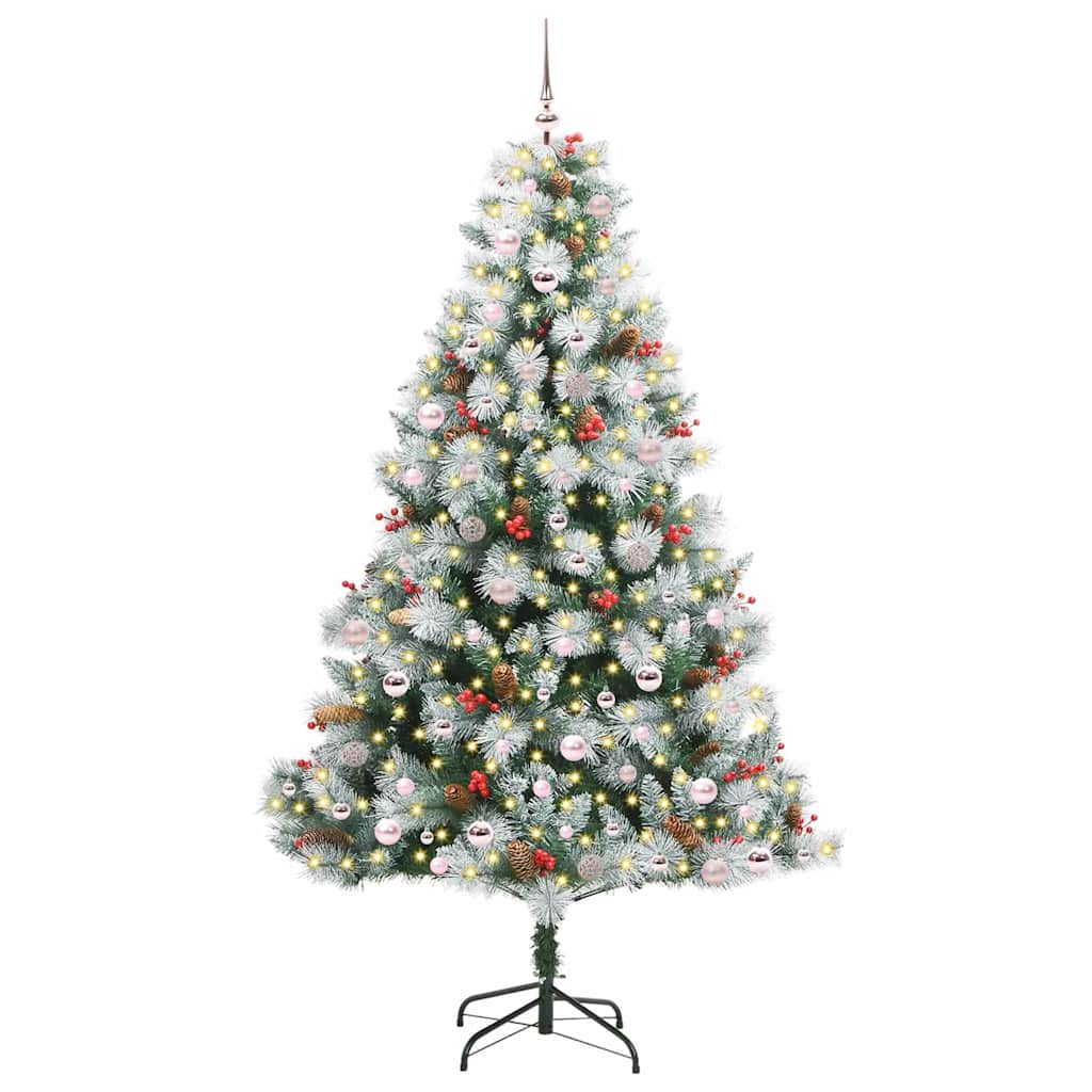 Artificial Christmas Tree Green and white 240 cm