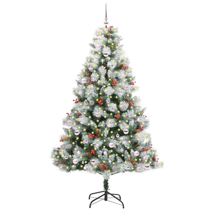 Artificial Christmas Tree Green and white 240 cm