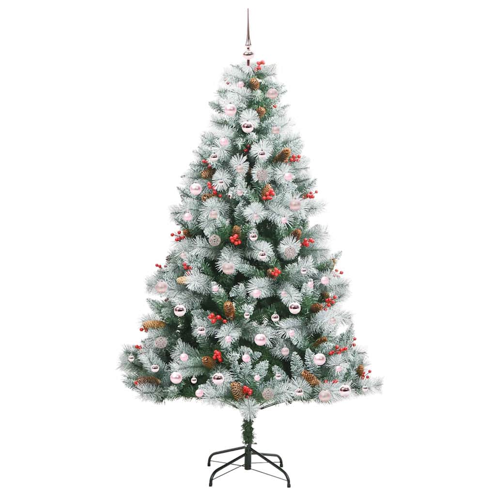 Artificial Christmas Tree Green and white 240 cm