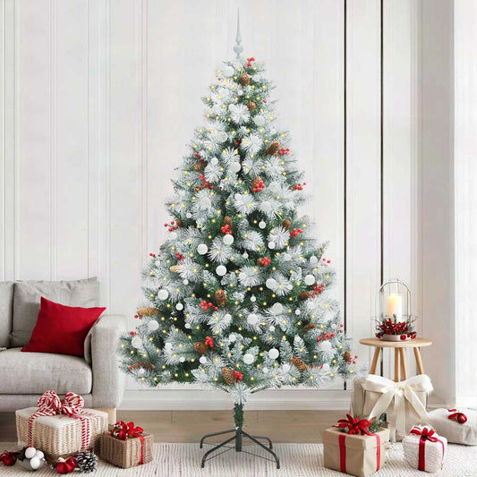 Artificial Christmas Tree Green and white 240 cm
