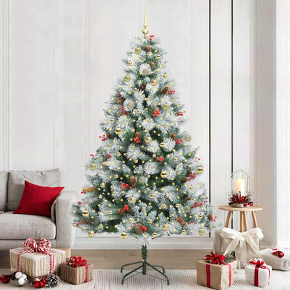 Artificial Christmas Tree Green and white 240 cm