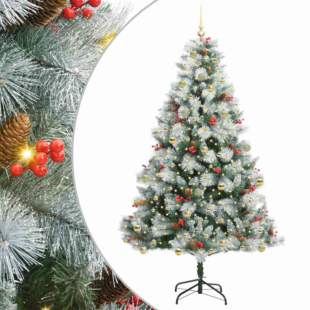 Artificial Christmas Tree Green and white 240 cm