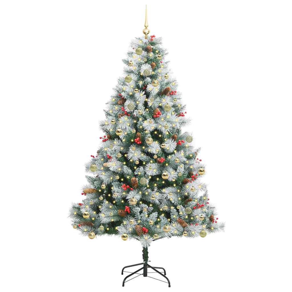 Artificial Christmas Tree Green and white 240 cm