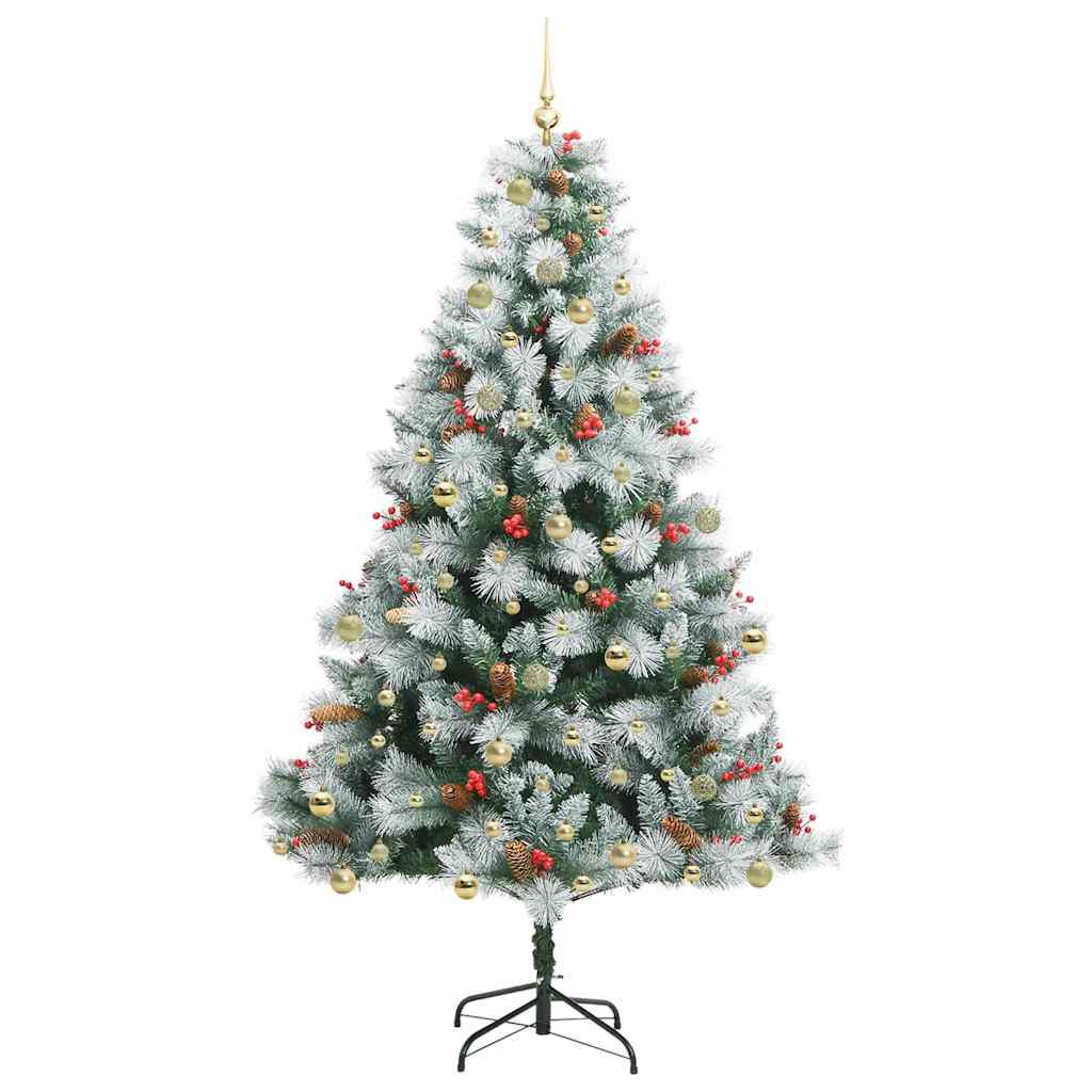 Artificial Christmas Tree Green and white 240 cm