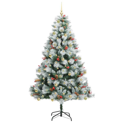 Artificial Christmas Tree Green and white 240 cm
