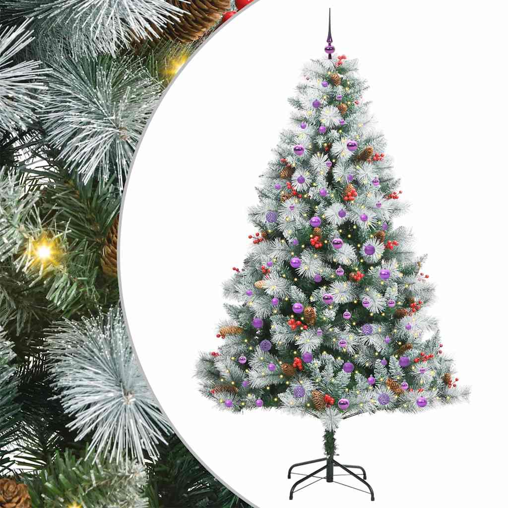Artificial Christmas Tree Green and white 240 cm