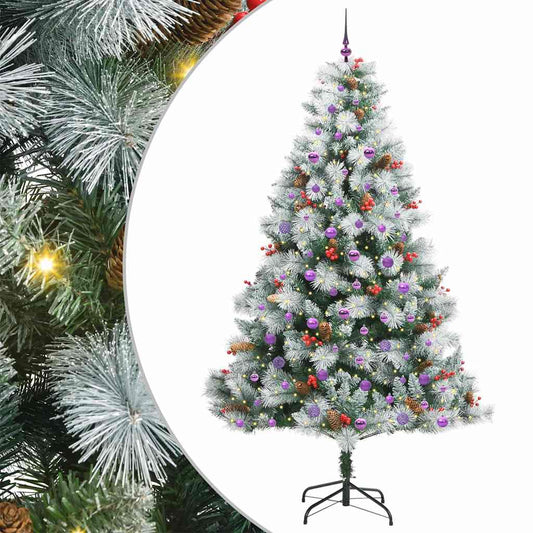 Artificial Christmas Tree Green and white 240 cm