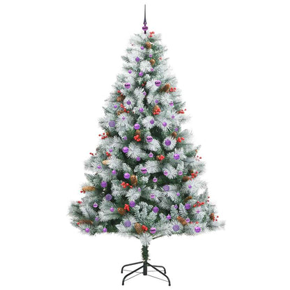 Artificial Christmas Tree Green and white 240 cm
