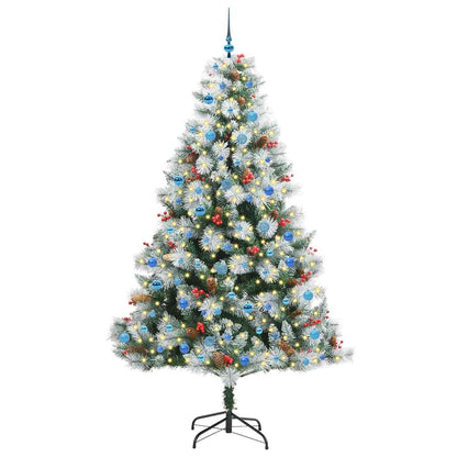 Artificial Christmas Tree Green and white 240 cm