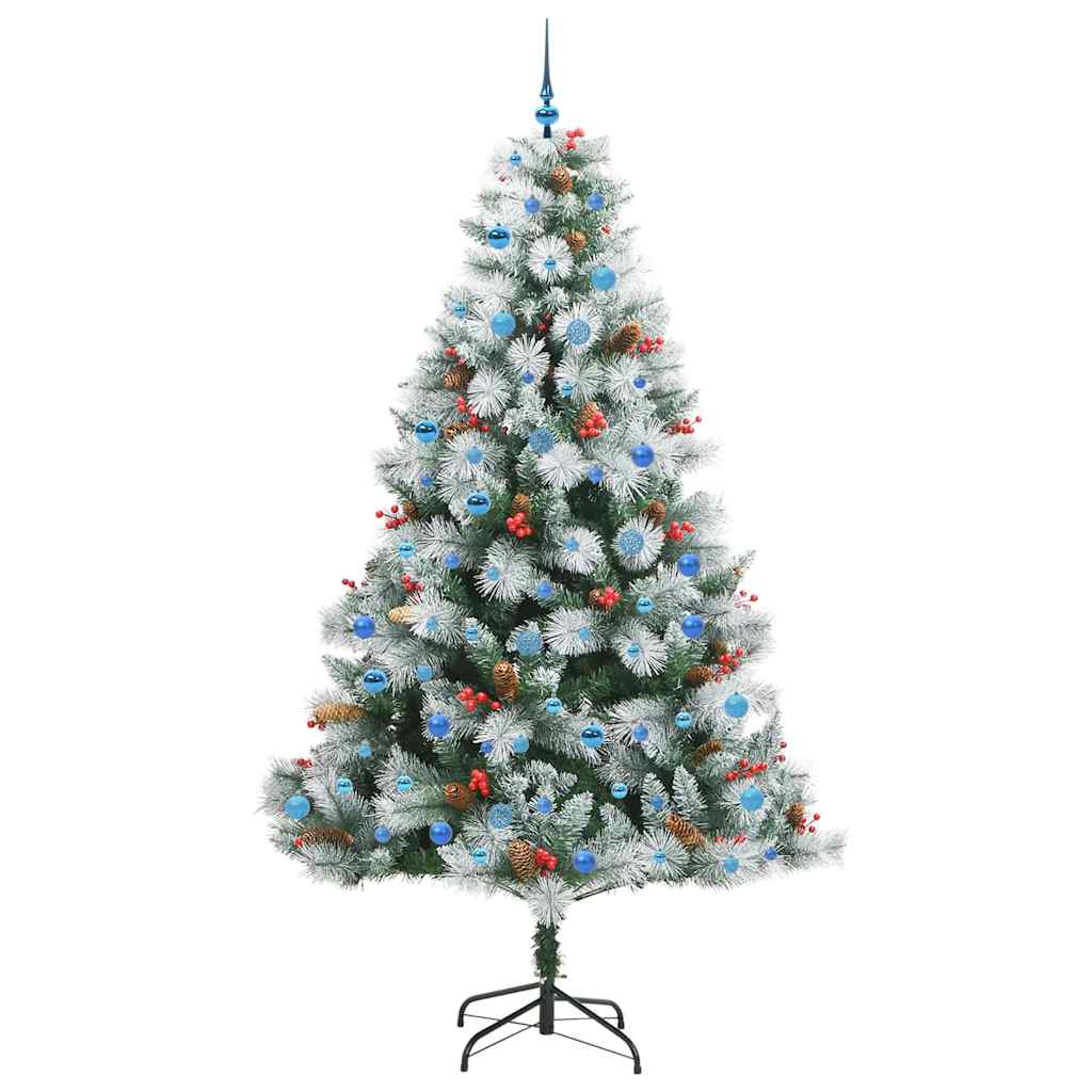 Artificial Christmas Tree Green and white 240 cm