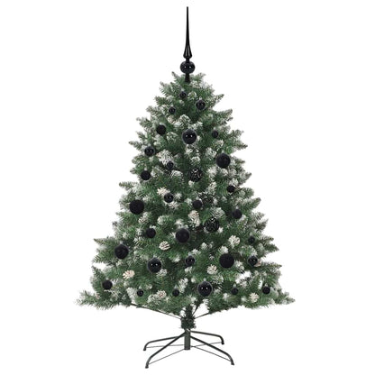 Artificial Christmas Tree with 150 LEDs with Stand Green 120 cm