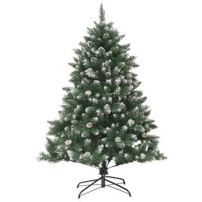 Artificial Christmas Tree with 150 LEDs with Stand Green 120 cm