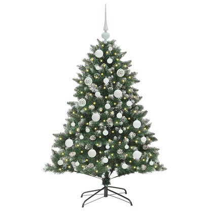 Artificial Christmas Tree with 150 LEDs with Stand Green 120 cm