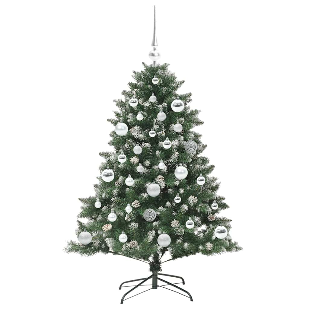 Artificial Christmas Tree with 150 LEDs with Stand Green 120 cm