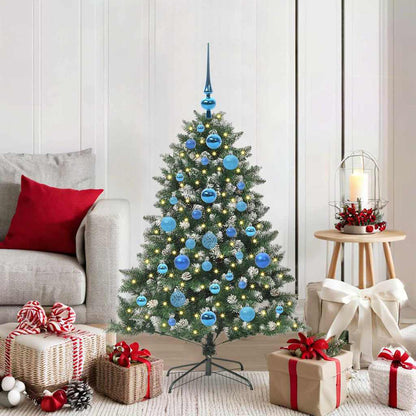 Artificial Christmas Tree with 150 LEDs with Stand Green 120 cm