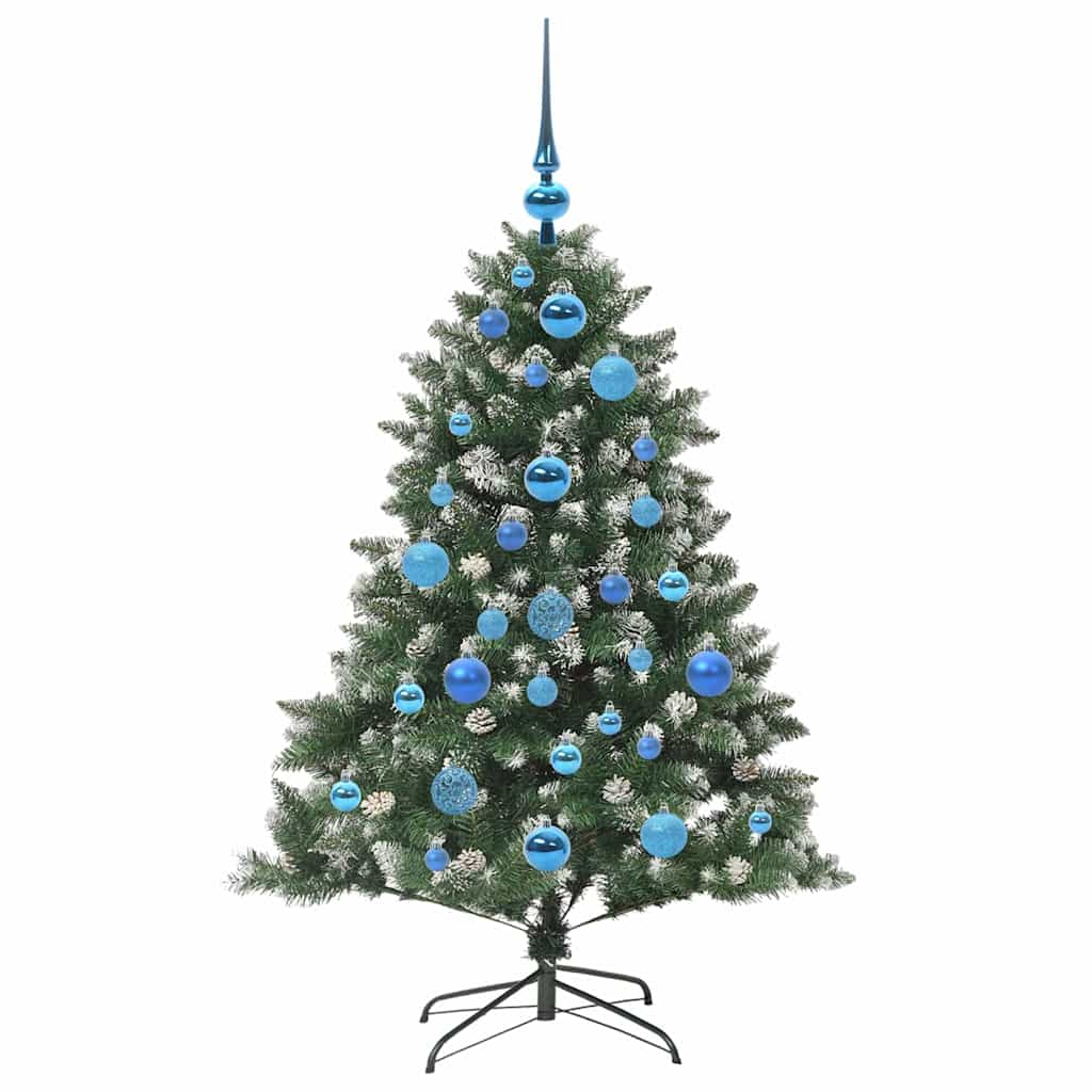 Artificial Christmas Tree with 150 LEDs with Stand Green 120 cm