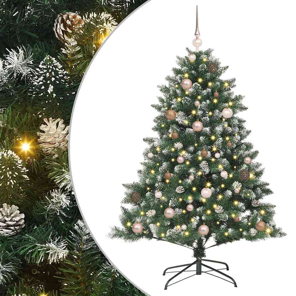 Artificial Christmas Tree with 150 LEDs with Stand Green 150 cm
