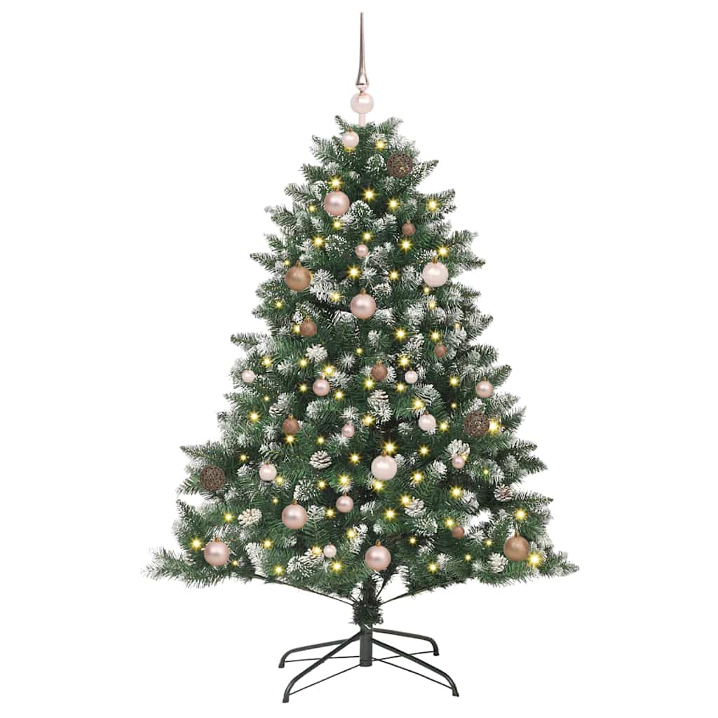 Artificial Christmas Tree with 150 LEDs with Stand Green 150 cm