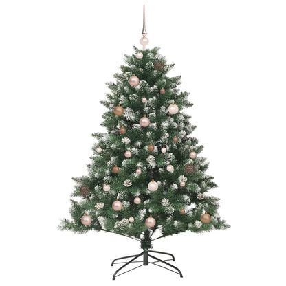 Artificial Christmas Tree with 150 LEDs with Stand Green 150 cm