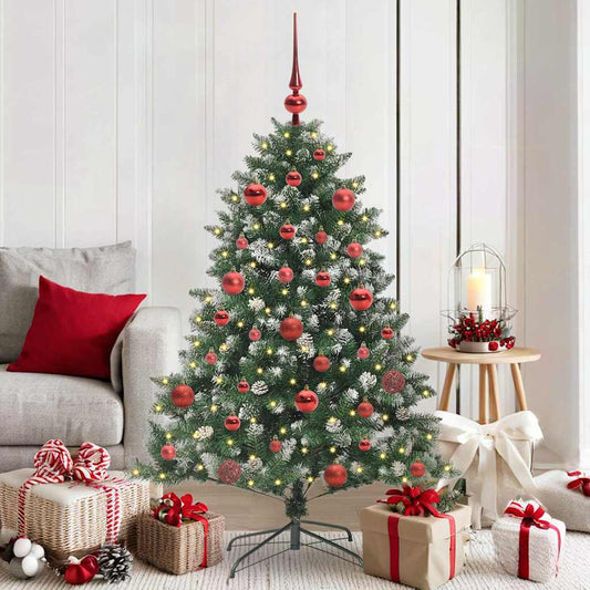 Artificial Christmas Tree with 150 LEDs with Stand Green 150 cm