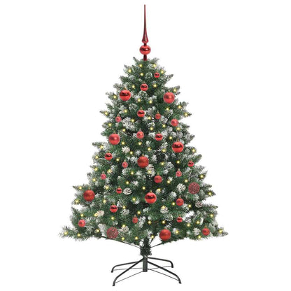 Artificial Christmas Tree with 150 LEDs with Stand Green 150 cm