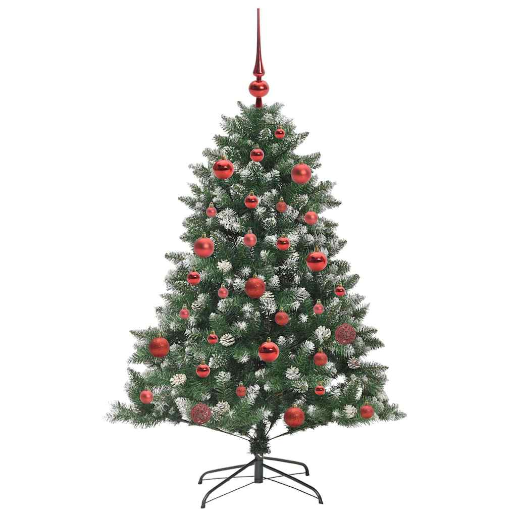 Artificial Christmas Tree with 150 LEDs with Stand Green 150 cm