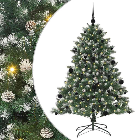 Artificial Christmas Tree with 150 LEDs with Stand Green 150 cm
