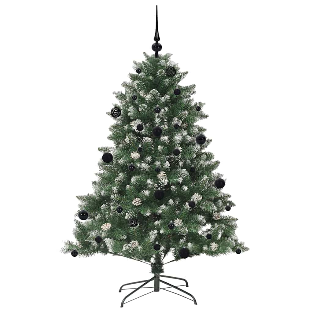 Artificial Christmas Tree with 150 LEDs with Stand Green 150 cm