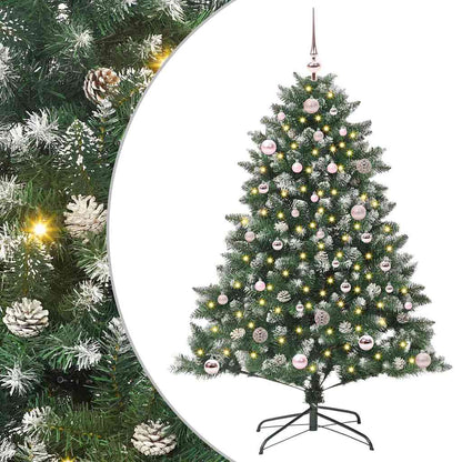 Artificial Christmas Tree with 150 LEDs with Stand Green 150 cm