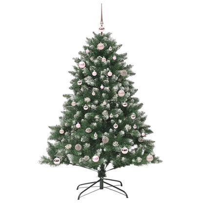 Artificial Christmas Tree with 150 LEDs with Stand Green 150 cm