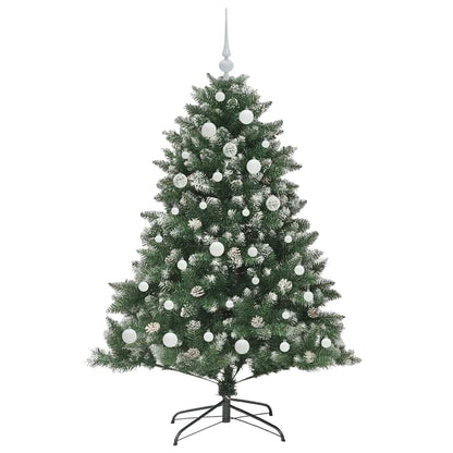 Artificial Christmas Tree with 150 LEDs with Stand Green 150 cm