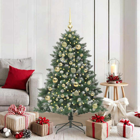 Artificial Christmas Tree with 150 LEDs with Stand Green 150 cm