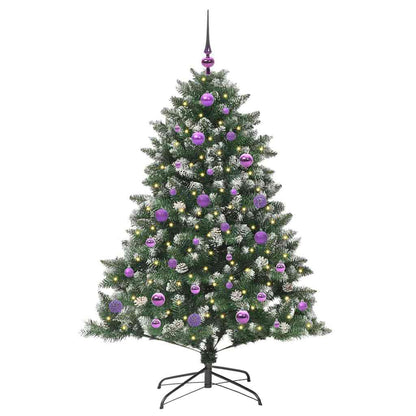 Artificial Christmas Tree with 150 LEDs with Stand Green 150 cm