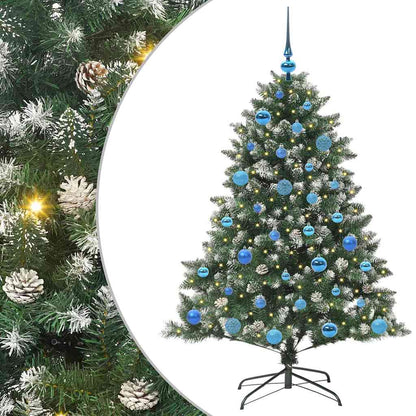 Artificial Christmas Tree with 150 LEDs with Stand Green 150 cm