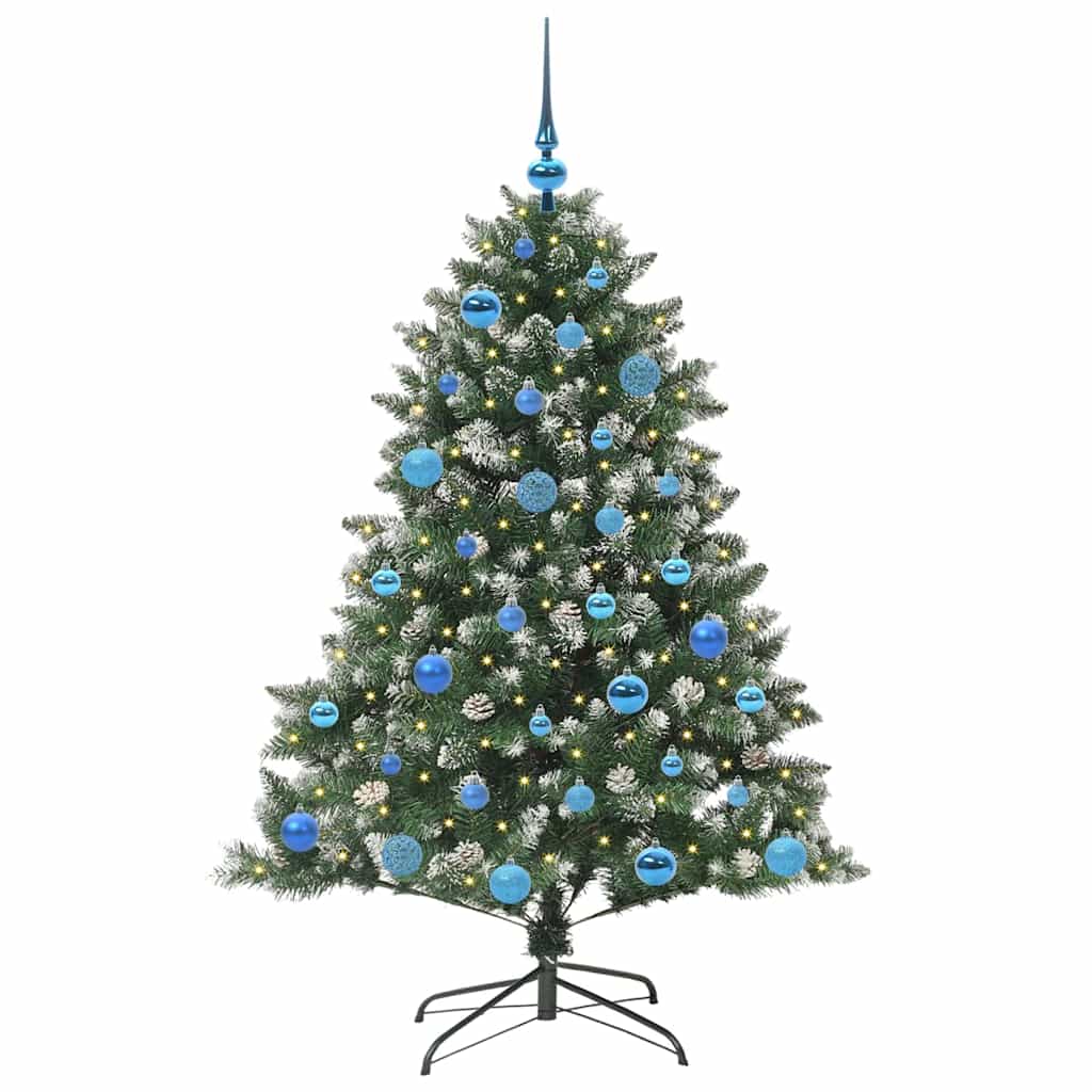 Artificial Christmas Tree with 150 LEDs with Stand Green 150 cm