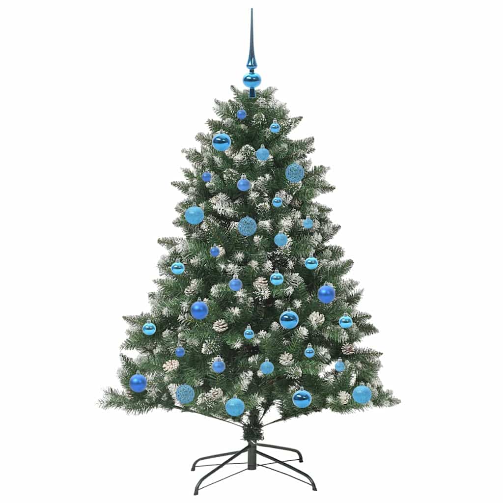Artificial Christmas Tree with 150 LEDs with Stand Green 150 cm